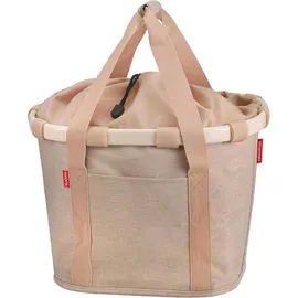 KLICKfix Bikebasket twist coffee braun