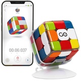 GoCube Edge, der vernetzte, elektronische Bluetooth-Würfel – Preisgekrönter 3x3 Magnetic Speed Cube – Kostenlose App-aktivierter interaktiver Smart Würfel Mint Brainteaser Puzzle