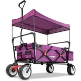 FUXTEC Fuxlife Einsteiger Bollerwagen FX-CT350 Purpur