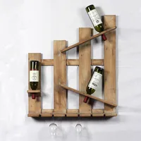 Hti-Living Weinregal 40 x 30 x 100 cm Beige