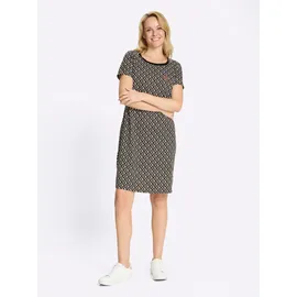 Classic Basics Jerseykleid Shirtkleid Mehrfarbig Braun 44