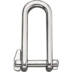 Auto-Schäkel aus Edelstahl – ORANGEMARINE farblos 6 MM