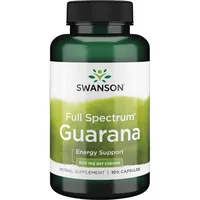 Swanson Guarana 500 mg Kapseln 100 St.