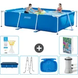 Rechteckiger Frame Pool - 300x200x75 Cm - 7-teilig  S140