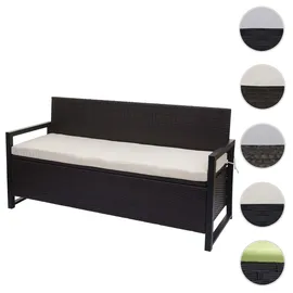 MCW F39 3er Sitzbank 150 x 60 x 85 cm Braun