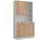 Vicco Küchenbuffet Raul 100,1 x 188,5 cm Weiß/Goldkraft Eiche