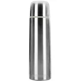 Ibili 753810 Isolierbehälter für Flüssigkeiten, mit doppelter Innenwand, Innenwand aus Edelstahl, 18/10, mit abschraubbarem Deckel, Fassungsvermögen: 1 Liter