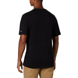Columbia CSC Basic Logo Kurzarm Outdoor Wanderhemd Schwarz M