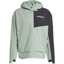 adidas Terrex Herren Multi Softshell Jacke (Größe XL, gruen)
