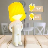 EAXUS Eaxus® Witzige LED Nachttischlampe - Beleuchtetes Männchen mit