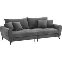 Mr. Couch Big-Sofa "Blackburn II", schwarz (memphis 17 schwarz), B:260cm H:71cm T:108cm, Memphis (Grundgewebe - 100% Polyester; Nutzschicht- 90% Polyester / 10% Polyamide), Sofas, Big-Sofa, Wahlweise mit Kaltschaumpolsterung bis 140 kg belastbar