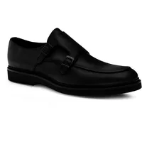 Andrés Machado – Elegante Herrenschuhe im Monk-Stil - 6314 - Anzugschuhe für Männer aus hochwertigem Leder für Business und Freizeit - Schwarz EU 49 - 49 EU