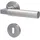 Alpertec BB-Rosettengarnitur Solid 2 Edelstahl Silber