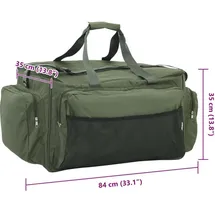vidaXL Angeltasche Dunkelgrün 84 x 35 x 35 cm