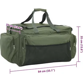 vidaXL Angeltasche Dunkelgrün 84 x 35 x 35 cm