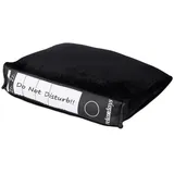 Relaxdays Bürokissen Aktenordner-Design 31 x 28 cm Schwarz