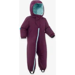 Schneeanzug Skianzug Baby - 500 Warm Lugiklip violett Gr. 74 - 6-9 Monate