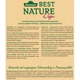 Dehner Best Nature Nagerfutter Adult, Degufutter, 2 kg