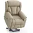MCombo Relaxsessel M MCombo 4-Motoren Mikrofaser 7558 75 x 112 x 87 cm Beigebraun mit Massage & Heizung