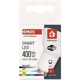 EMOS GoSmart MR16 GU10 4,8W 35W, 400lm, RGB, dimmbar, WiFi