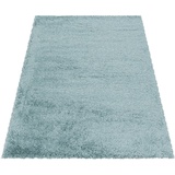 Ayyildiz Teppiche Hochflor-Teppich FLUFFY 3500, rechteckig, 50 mm robuster Langflor, ideal für Wohnzimmer und Schlafzimmer Blau