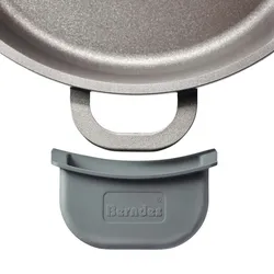 Berndes Silikon Thermogriffe, Paar, grau - Küchenhelfer