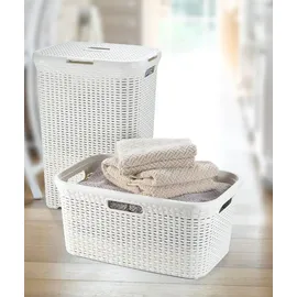 Curver Wäschekorb Rattan 45L