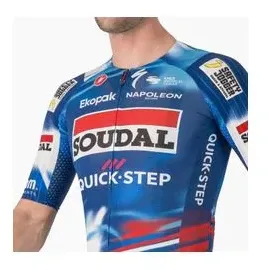 Castelli soudal Quick-Step 2025 kurzarmtrikot - L