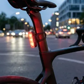 Sigma Rücklichthalter Silikon für Blaze/Curve/Infinity - Ersatzhalterung für Rücklicht - Transparent