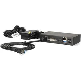 Lenovo ThinkPad USB 3.0 Pro Dock, Kabelgebunden, USB 3.2 Gen 1 (3.1 Gen 1) Type-A, Schwarz,