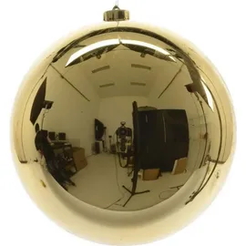 buttinette Christbaumkugel, gold, 20 cm Ø