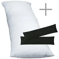 EXKLUSIV HEIMTEXTIL Stillkissen 145 cm Schwarz