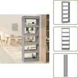 Vidaxl - Bücherregal/raumteiler Grau Sonoma 60x30x166 Cm Holzwerkstoff - Buche Regal - Holzregal - Raumteiler - Sideboard - Grau Sonoma