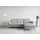 sit&more Ecksofa SIT & MORE "Göteborg", silber, B:268cm H:90cm T:176cm, Sofas, Ecksofa, Sitztiefenverstellung und Federkern, wahlweise mit Bettfunktion