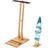 Vevor vertikaler Surfbrettständer Surfbrettregal aus Holz zur Aufbewahrung (einstellbar 370-665 mm), freistehender Boardständer-Organizer mit Korkpolsterung, für Wakeboard Snowboard Kiteboard