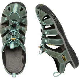 Keen Clearwater CNX Leather Damen Mineral Blue / Yellow 37,5