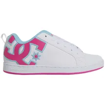 DC Shoes Court Graffik Damen White/Crazy Pink/Blue 37,5