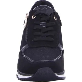 Marco Tozzi Damen Sneaker flach Vegan Freizeit, Schwarz 38