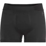 Odlo Herren SUW Bottom Boxer Performance Warm Eco Boxershorts - Black / New Odlo Graphite Grey - S