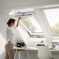 VELUX Schwingfenster GGU PK10 0070Q Kunststoff Einbruchschutz Alu 94x160cm