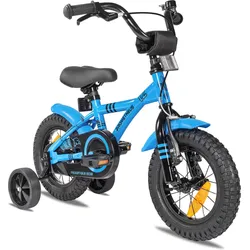 Kinderfahrrad 12 Zoll ab 3 Jahre mit Stützräder und Rücktritt BLAU|BLAU 12