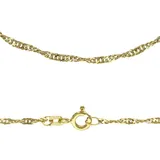 FIRETTI Collierkettchen FIRETTI "Schmuck Geschenk Gold 333 od 585 Singapurkettengl. in mehreren Breiten" Gr. 60, gold (gelbgoldfarben), Halsketten, Damen, 60, Gelbgold 585, B: 1,7mm, Made in Germany, B:1,7mm