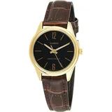 Casio COLLECTION Damenuhr Braun (Ø 28 mm) - Braun/Gold/Schwarz