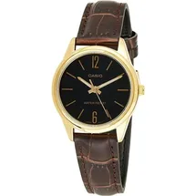 Casio COLLECTION Damenuhr Braun (Ø 28 mm) - Braun/Gold/Schwarz