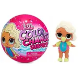 L.O.L. Surprise! Color Change Surprise Puppen,Sammlerpuppe - Entdecke 7 Überraschungen mit Outfits und Accesoires - Farbwechsel in eiskaltem Wasser- Schuhe,einzigartigem Outfit und mehr ,1er Pack
