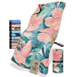 NirvanaShape Strandtuch XXL - Strandhandtuch mit über 32 Strand-Muster - schnelltrocknende Mikrofaser Badetuch, Microfaser Handtuch, Badehandtuch - 200 x 90 cm