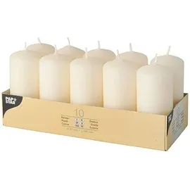 Papstar Stumpenkerze 4 x 9 cm 40 St. creme