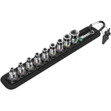 WERA Steckschlüsselsatz Belt 1 10-tlg. 1/4 Zoll 4-13mm