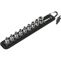 WERA Steckschlüsselsatz Belt 1 10-tlg. 1/4 Zoll 4-13mm