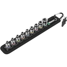 WERA Steckschlüsselsatz Belt 1 10-tlg. 1/4 Zoll 4-13mm
